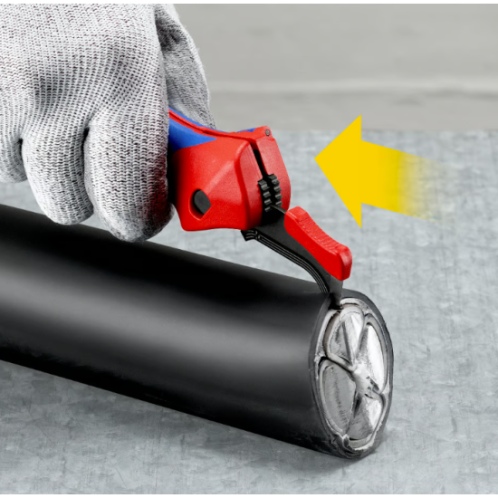 Kabeļu izolācijas noņēmējs ar sprūdrata funkciju, Knipex