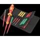 Skrūvgriežu komplekts Kraftform Kompakt VDE 15 Torque 1,2-3, 1,2-3,0 Nm extra slim, Wera