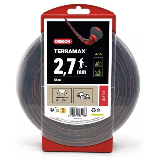 Trimera aukla Terramax, 2,7 mm x 56 m, OREGON