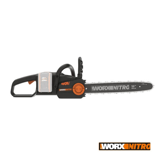 Akumulatora ķēdes zāģis WG385E.9, karkass, Worx
