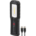 Darba lampa LED HL 700 A USB uzlādējama IP54 700+100lm, Brennenstuhl