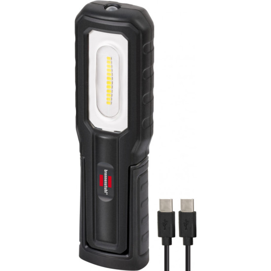 Darba lampa LED HL 700 A USB uzlādējama IP54 700+100lm, Brennenstuhl