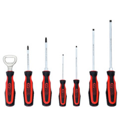 Skrūvgriežu komplekts (PH1, PH2, Slotted 3; 4; 5,5; 6,5), KS Tools