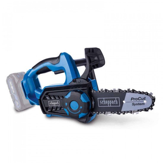 Akumulatora ķēdes zāģis 20 cm, BC-TCS200-X, GEN2, karkass, Scheppach