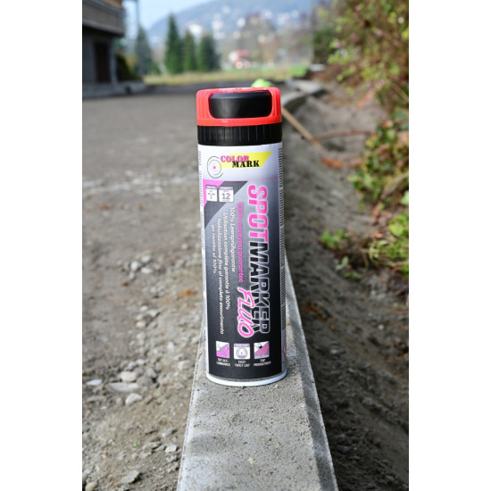 Marķēšanas aerosols Spotmarker Fluo sarkans 500ml, Motip