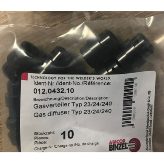 Gāzes difizors MB 23/24/240 (ex 012.0183), Binzel