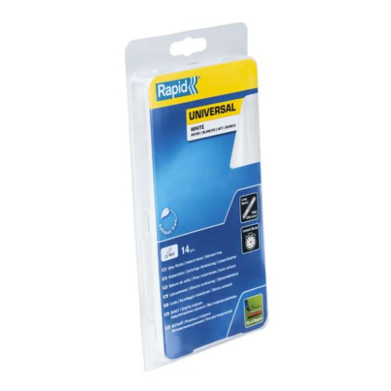 Gluesticks 12x190mm, white, universal, 250g, Rapid