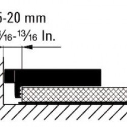 Regulējams parketa ķīlis AV2 5-20mm, Bessey