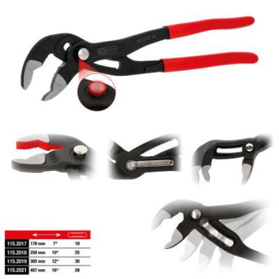 Ūdens sūkņa knaibles 240mm, KS Tools