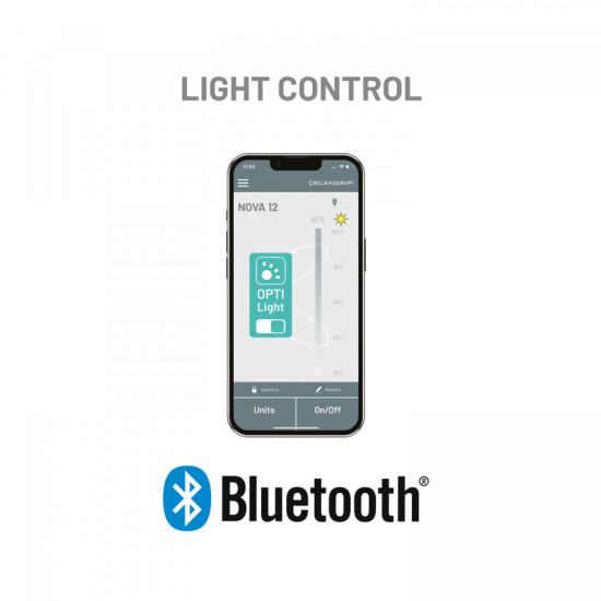 Darba lampa LED NOVA 12, 12000lm, Bluetooth IK07/IP67 + 3m statīvs, Scangrip