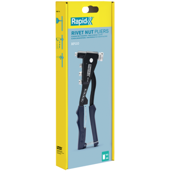 Vītņu kniežu kniedētājs RP110, Rapid
