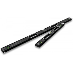 Līmeņu komplekts 196-2 Dark Shadow 61cm + 122cm, Stabila