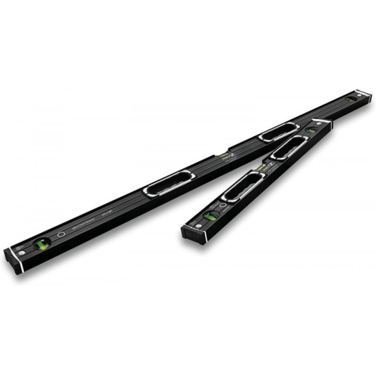 Līmeņu komplekts 196-2 Dark Shadow 61cm + 122cm, Stabila