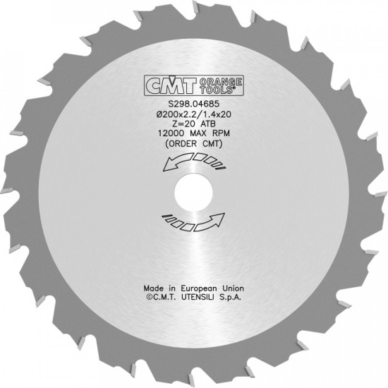 Trimmera zāģripa 2,2 mm 200 x 20 mm, Z20, CMT