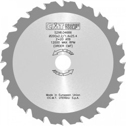Trimmera zāģripa 2,2 mm 200 x 25,4 mm, Z20, CMT