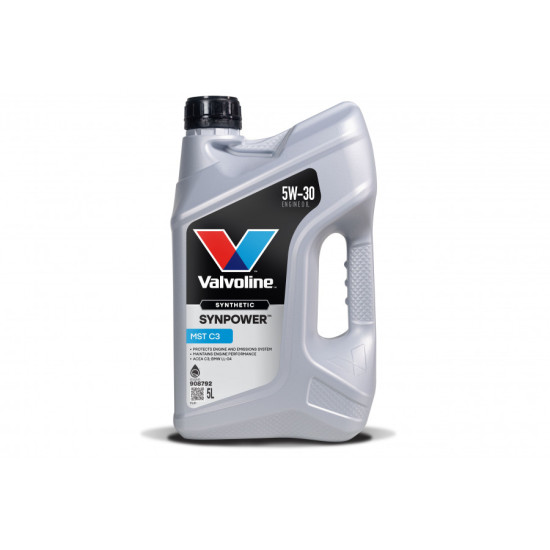 Motoreļļa Synpower MST C3 5W30 5L, Valvoline
