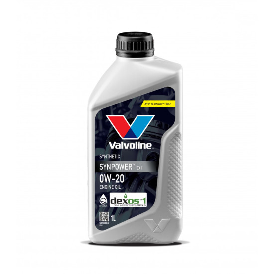 Motoreļļa Synpower DX1 0W20 1L, Valvoline