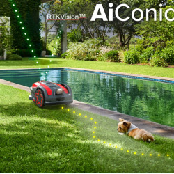 Bezvadu mauriņa pļāvējs - robots AiConic 1, Cramer