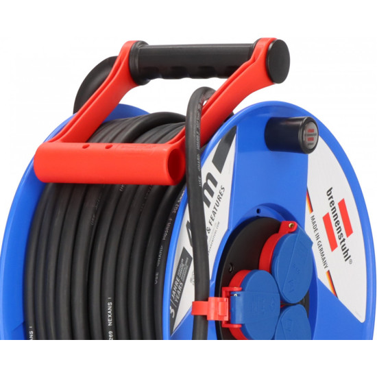 Pagarinātājs ar spoli, plast.40m 3VDE RR 3x2.5 Garant IP44, Brennenstuhl