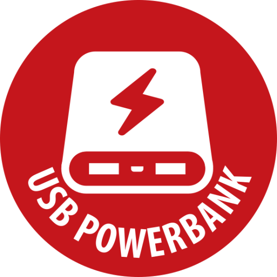 Prožektors LED RUFUS 1500 MA USB uzlādējama powerbank 1500lm, Brennenstuhl