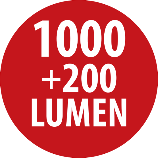 Darba lampa LED HL 1000 A USB uzlādējama IP54 1000+200lm, Brennenstuhl