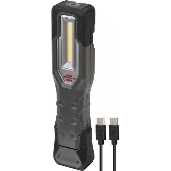 Darba lampa LED HL 1000 A USB uzlādējama IP54 1000+200lm, Brennenstuhl