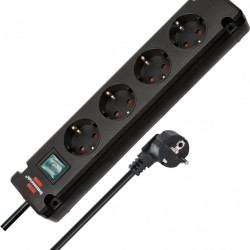 Pagarinātājs 230 V IP20 1,5m black, Brennenstuhl