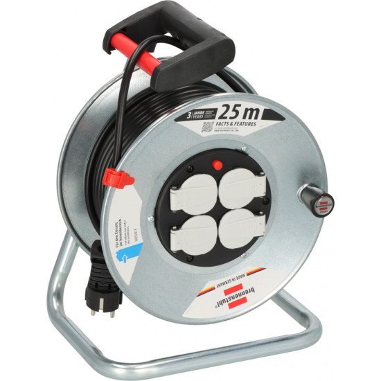 Garant S 4 E Cable Reel, 25 m, Indoor Use, Brennenstuhl