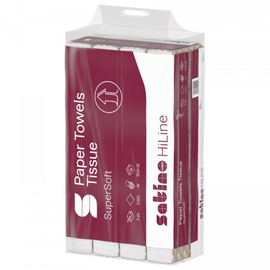 Paper towel Prestige/ 2-ply/ 20,6x 32 cm/ 3000 sheets PT2, Satino by WEPA