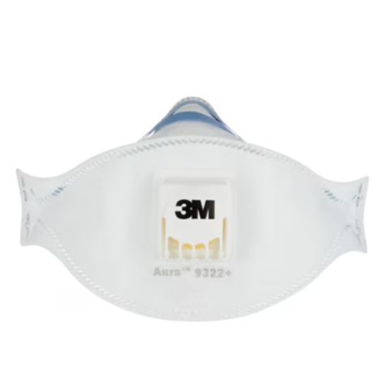Respirators ar vārstu 9322 Aura+, retail pack FFP2, 3M