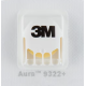 Respirators ar vārstu 9322 Aura+, retail pack FFP2, 3M