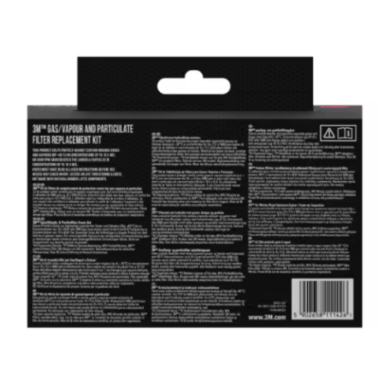 Filter Kit 6002-1, A2P2 Organic Vapours (2x6055, 2x5925, 2x501), 3M