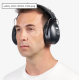 Earmuffs Foldable Headband 90563E, SNR value 30 dB, black, 3M