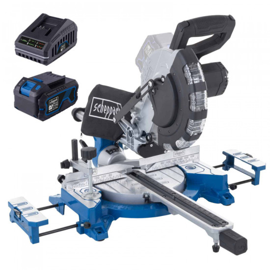 Akumulatora slīdošais leņķzāģis BC-HM216-X – SET L, Scheppach