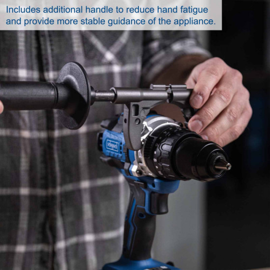 Akumulatora triecienurbjmašīna BC-CD150-X, karkass, Scheppach