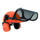 Yukon Chainsaw Safety Helmet with Protective Ear Muff and Mesh Visor, OREGON