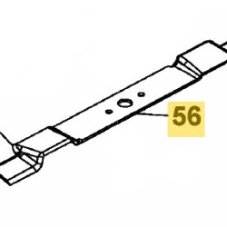 Right blade 86 RD LT1 R86, MTD