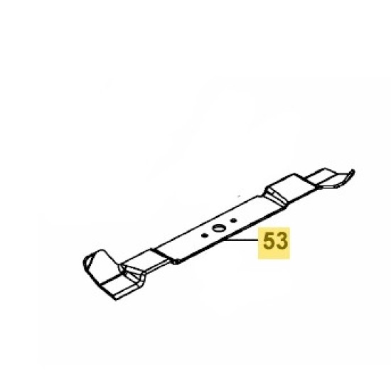 Right blade 102 RD LT3 R102, MTD
