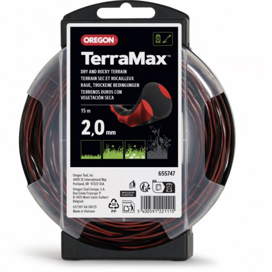 Trimera aukla Terramax 2,0 mm x 15 m, OREGON