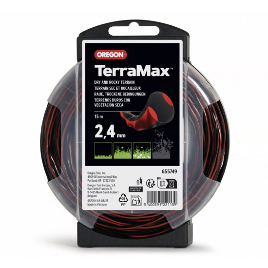 Trimera aukla Terramax 2,4 mm x 15 m, OREGON