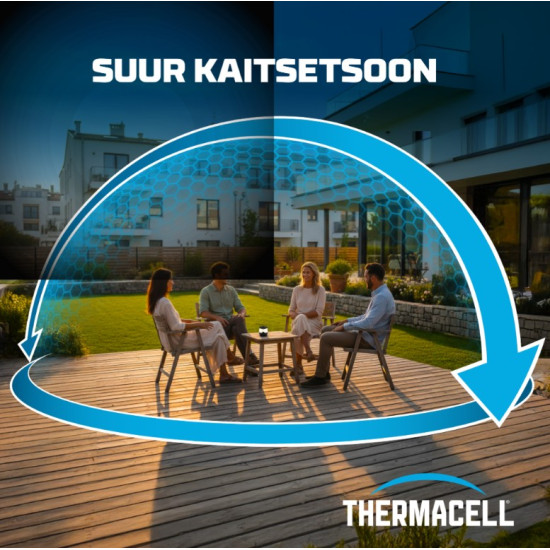 Akumulatora pretodu līdzeklis – ierīce EL55 ar LED gaismu, Thermacell