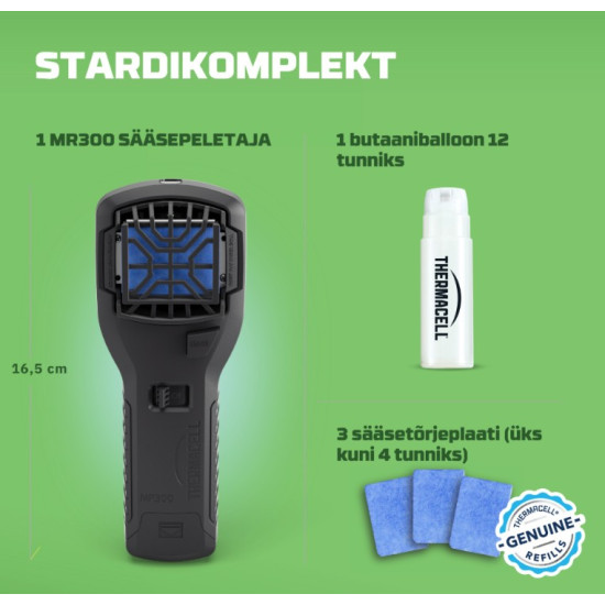 Pretodu līdzeklis MR300L-XIX, Thermacell