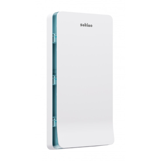Interfold Slim folded paper towel dispenser/ large PT2, Satino by WEPA
