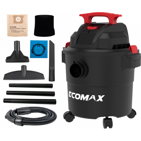Mitrās un sausās uzkopšanas putekļsūcējs EMX 20L, Ecomax