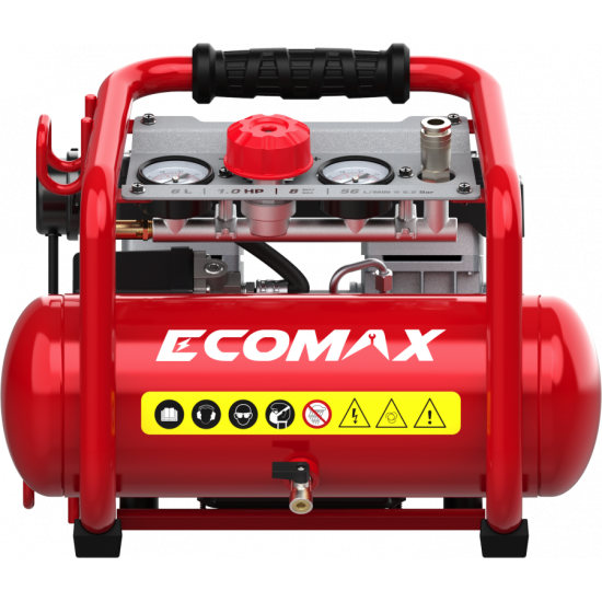 air compressor EMX 800W Oilfree 6L, Silent, Ecomax