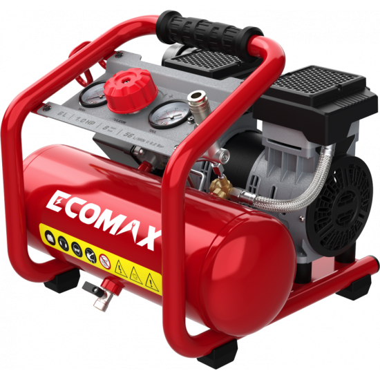 air compressor EMX 800W Oilfree 6L, Silent, Ecomax