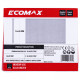 Finish nails 0´, 16GA, electrogalvanized, glued strip, 2500 pcs/pack 45x1,6 mm, Ecomax