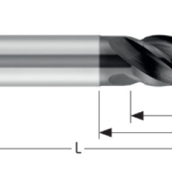 Cietmetāla gala frēze SA-SCM-895S SIAH M160C, Pferd