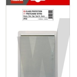 Ārējais aizsargstikls 90x110mm (2 gabali/pack) maskai Tiger, Telwin