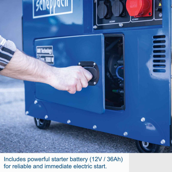 Ģenerators SG5200D, Scheppach